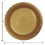 Creative Converting 28103011 Glittering Gold Plastic Dessert Plates