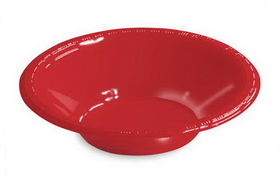 Creative Converting 28103151 Classic Red Bowl, Plastic 12 Oz Solid (Case of 240)