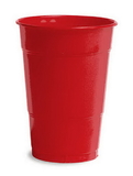 Creative Converting 28103181 Classic Red Plastic Cups, 16 Oz Solid (Case of 240)