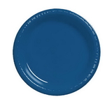 Creative Converting 28113731 Navy Banquet Plate, Plastic Solid (Case of 240)
