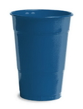 Creative Converting 28113781 Navy Plastic Cups, 16 Oz Solid (Case of 240)
