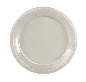 Creative Converting 28114131 Clear Banquet Plate, Plastic Solid (Case of 240)