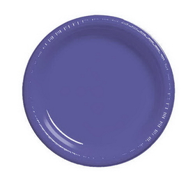 Creative Converting 28115011 Purple Luncheon Plate, Plastic Solid (Case of 240)