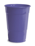 Creative Converting 28115081 Purple Plastic Cups, 16 Oz Solid (Case of 240)