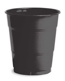 Creative Converting 28134071 Black Velvet Plastic Cups, 12 Oz Solid (Case of 240)