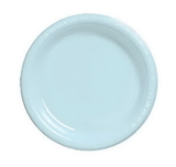 Creative Converting 28157031 Pastel Blue Banquet Plate, Plastic Solid (Case of 240)