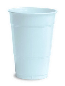 Creative Converting 28157081 Pastel Blue Plastic Cups, 16 Oz Solid (Case of 240)