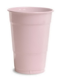 Creative Converting 28158081 Classic Pink Plastic Cups, 16 Oz Solid (Case of 240)