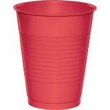 Creative Converting 28314681 Coral Premium Plastic Cups 16 Oz., CASE of 240