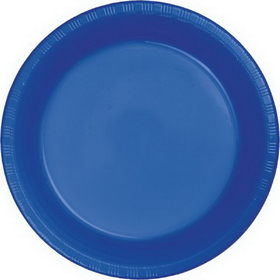 Creative Converting 28314711 Cobalt Prem Pl Luncheon Plates, CASE of 240