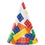 Creative Converting 315257 Block Party Hat Child (Case Of 6)