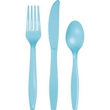 Creative Converting 317351 Pastel Blue Assorted Cutlery Pblue, CASE of 216