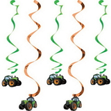 Creative Converting 318059 Tractor Time Dizzy Danglers Assorted, CASE of 30