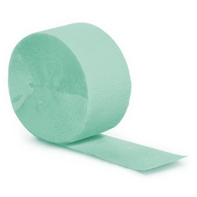 Creative Converting 318871 Fresh Mint Crepe Streamers 81', CASE of 12