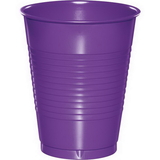 Creative Converting 318922 Amethyst Premium Plastic Cups 16 Oz., CASE of 240