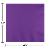 Creative Converting 318926 Amethyst Purple Napkins