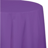 Creative Converting 318932 Amethyst Tablecover, Octy Round 82