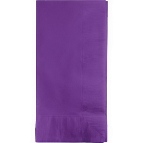 Creative Converting 318938 Amethyst Dinner Napkins 2Ply 1/8Fld, CASE of 600