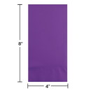 Creative Converting 318942 Amethyst Purple Guest Towels