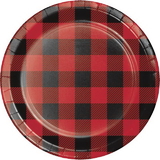Creative Converting 321824 Buffalo Plaid Luncheon Plate (Case Of 12)