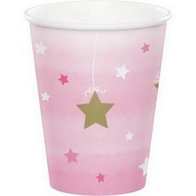 Creative Converting 322254 One Little Star - Girl Hot/Cold Cups 9 Oz., CASE of 96