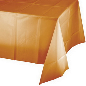 Creative Converting 323400 Pumpkin Spice Tablecover Pl 54" X 108", CASE of 12