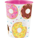 Creative Converting 324236 Donut Time Plastic Keepsake Cup 16 Oz. (Case Of 12)