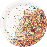 Creative Converting 324662 Sprinkles Luncheon Plate (Case Of 12)
