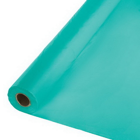 Creative Converting 324763 Teal Lagoon Banquet Roll 40" X 100', CASE of 1