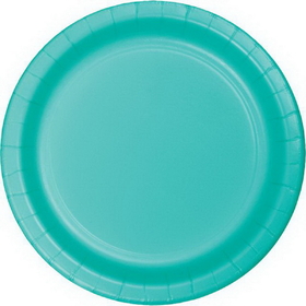 Creative Converting 324766 Teal Lagoon Luncheon Plates, CASE of 240