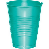 Creative Converting 324775 Teal Lagoon Premium Plastic Cups 16 Oz., CASE of 240