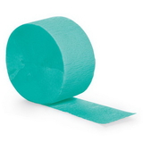 Creative Converting 324777 Teal Lagoon Crepe Streamers 81', CASE of 12