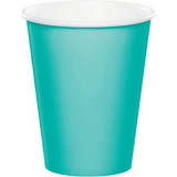 Creative Converting 324783 Teal Lagoon Hot/Cold Cups 9 Oz., CASE of 240