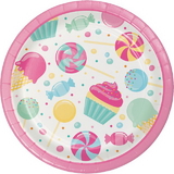 Creative Converting 324829 Candy Bouquet Luncheon Plate (Case Of 12)