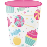Creative Converting 324833 Candy Bouquet Plastic Cup, 12 Oz Swt Cup (Case Of 12)