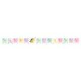 Creative Converting 329312 Unicorn Sparkle Shaped Banner W/Twine, Foil Stamp (Case Of 12)