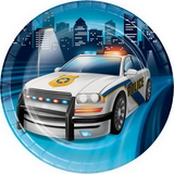 Creative Converting 329387 Police Party Luncheon Plate, CASE of 96