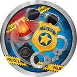 Creative Converting 329420 Police Party Dinner Plate, CASE of 96