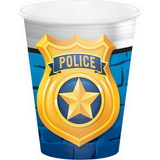 Creative Converting 329421 Police Party Hot/Cold Cups 9 Oz., CASE of 96