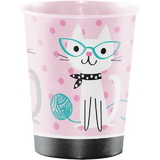 Creative Converting 329422 Purr-Fect Party Plastic Keepsake Cup 16 Oz. (Case Of 12)