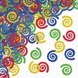 Creative Converting 329638 Décor Confetti, Multicolor Swirls (Case Of 12)