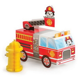 Creative Converting 332201 Flaming Fire Truck Centerpiece 3D Firetruck, CASE of 6