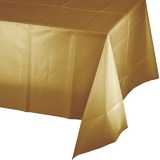 Creative Converting 332523 Glittering Gold Plastic Tablecover 54