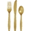 Creative Converting 332526 Glittering Gold Assorted Cutlery Glittering Gold (Case Of 12)