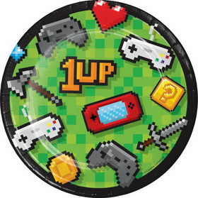 Creative Converting 336034 Gaming Party Luncheon Plate, CASE of 96