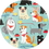 Creative Converting 336045 Dog Party Luncheon Plate, CASE of 96