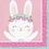 Creative Converting 336052 Birthday Bunny Luncheon Napkin, CASE of 192