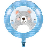 Creative Converting 336635 Birthday Bear Metallic Balloon 18