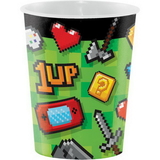 Creative Converting 336675 Gaming Party Plastic Keepsake Cup 16 Oz., CASE of 12