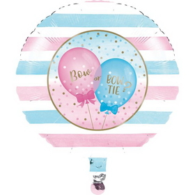 Creative Converting 336681 Gender Reveal Balloons Metallic Balloon 18" (Case Of 10)